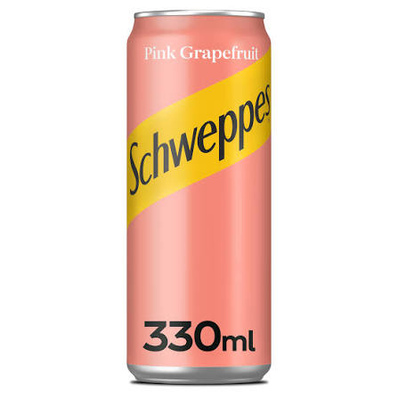 Schweppes pink grapefruit 330ml